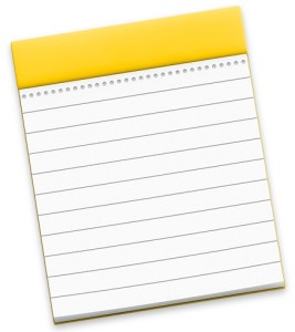 The Notes icon for Mac
