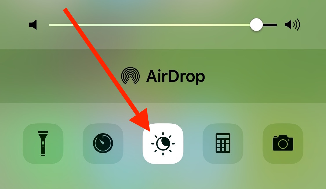 How to Enable / Disable Night Shift from Control Center on iPhone & iPad