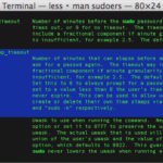 Change the sudo timeout