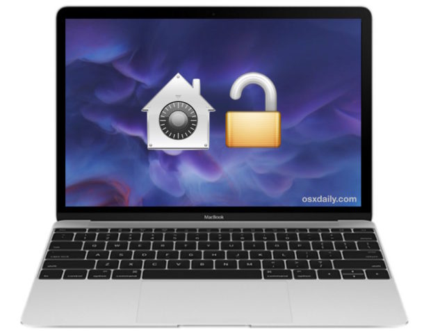 Отключите шифрование диска FileVault на Mac и расшифруйте диск