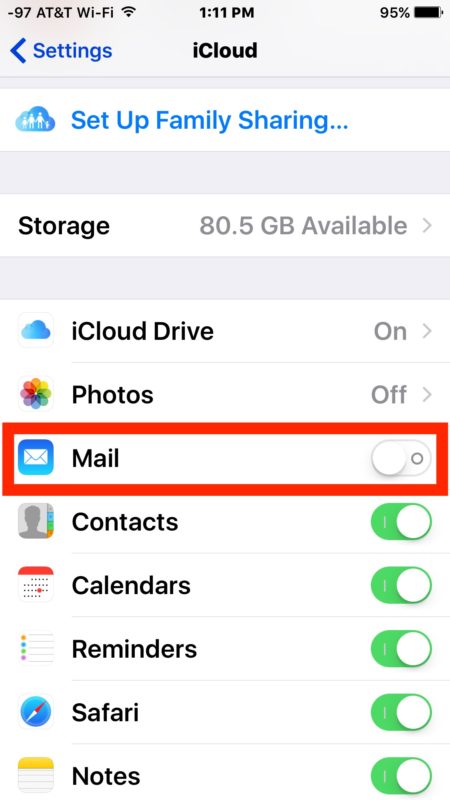 Make iCloud email address from iOS