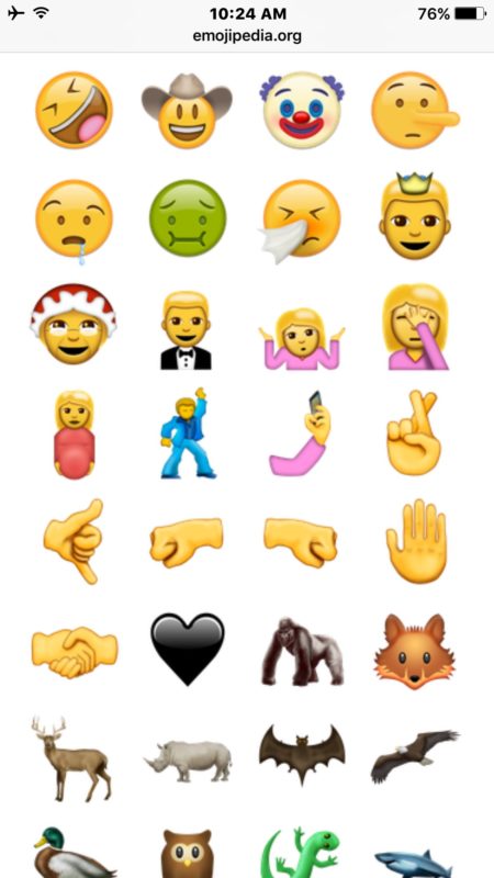 Emojis copy and paste