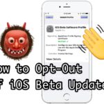 Opt out of iOS Betas