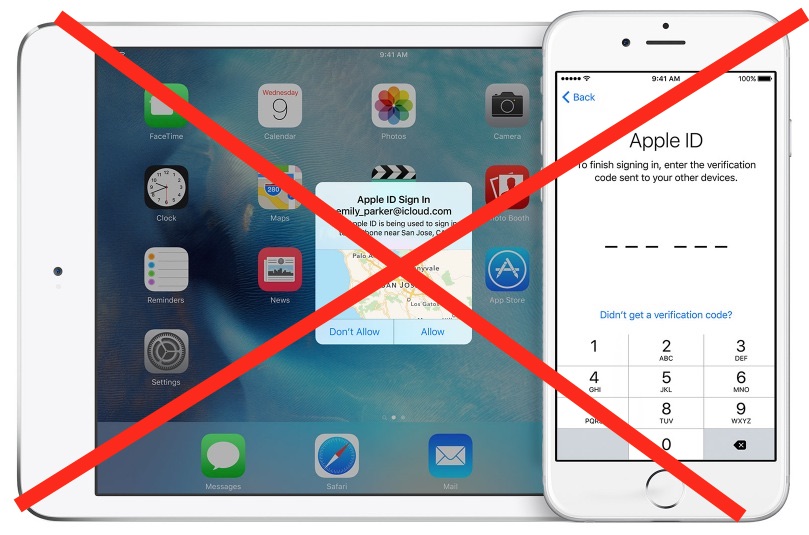 How do I skip two-factor authentication on my iPhone?