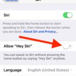 How to disable Hey Siri to turn off Siri voice activation in iOS