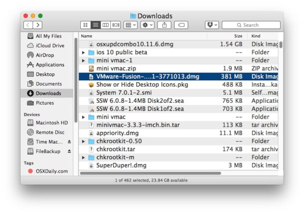 Папка Mac Downloads и где она находится