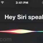 Siri Speak Screen on iPhone and iPad