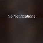 All notifications cleared on iPhone