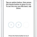 Change the iPhone Home button click strength feedback