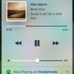 Music in Control Center for iOS 10