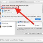 Turn off Location-based Suggestions on Mac