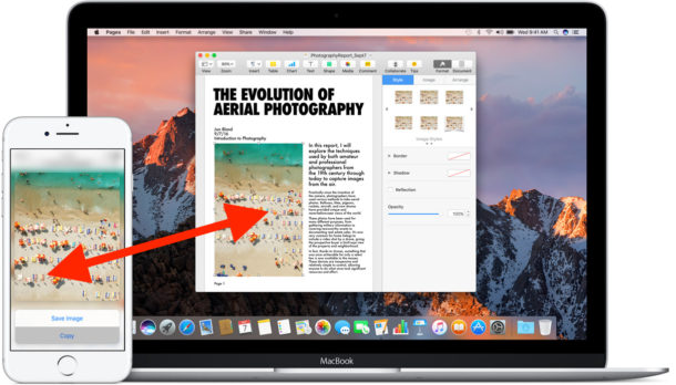 Using Universal Clipboard on Mac and IOS