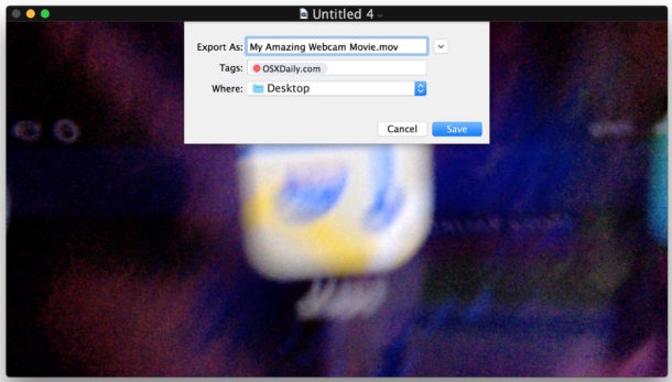 How to Record Video on Mac with Webcam & QuickTime | OSXDaily