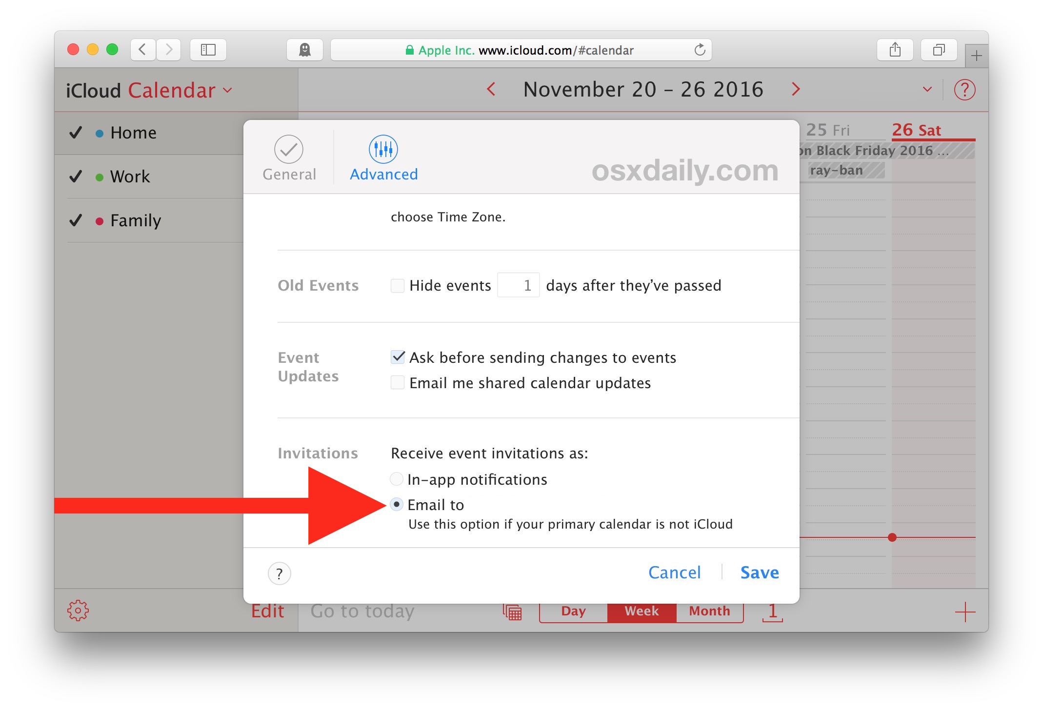 how to get apple cloud calendar into outlook 2016 for pc