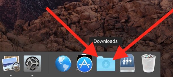 Файлы AirDrop переходят в папку «Загрузки» на Mac.