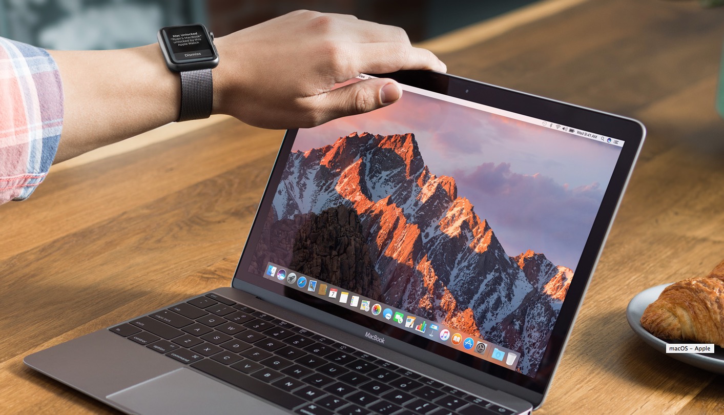 Unlocking a Mac with Apple Watch