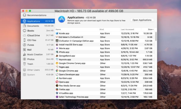 Delete Mac Apps with Storage Management