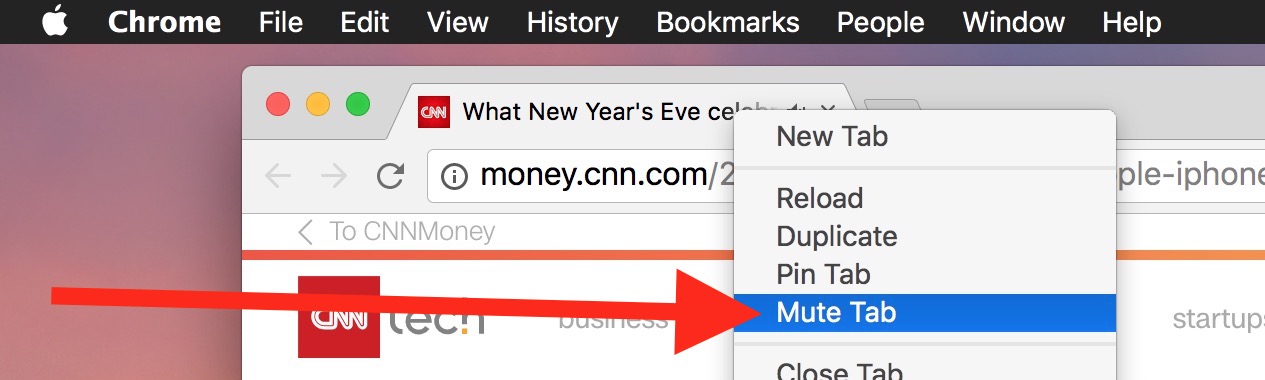 how to unmute a tab on chrome