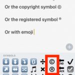 Type the trademark, copyright, registered symbols on iPhone and iPad