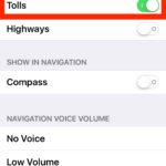 Avoid tolls in Maps directions on iPhone