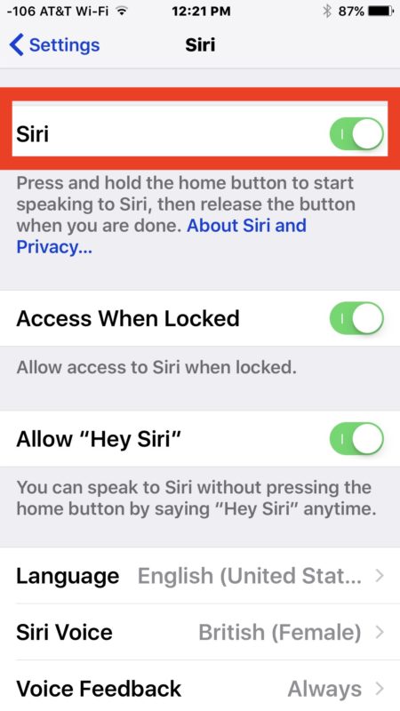 Fix Siri not working on iPhone by turning it off and on again
