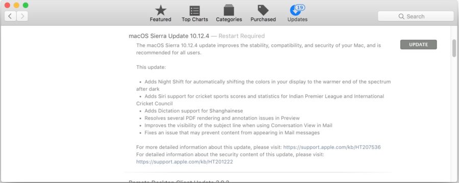 mac os 10.12 update download