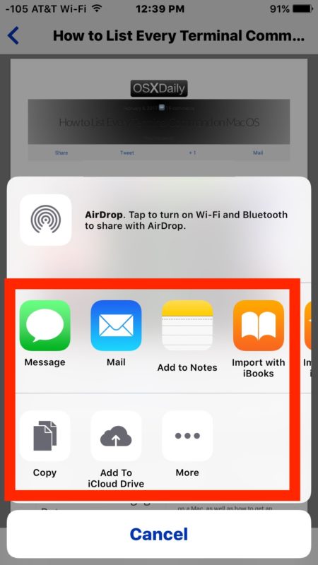 How to Print to PDF from iPhone