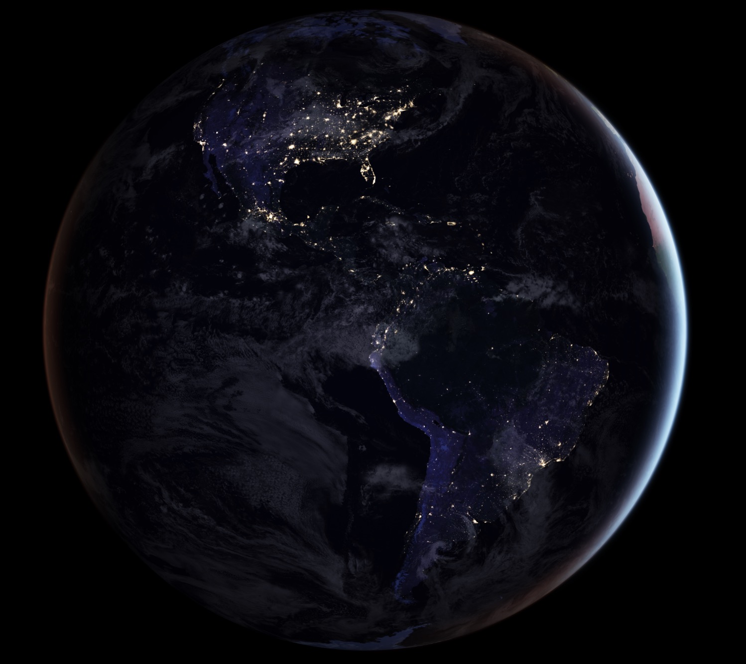 4 Stunning Earth Night Lights Wallpapers From Nasa