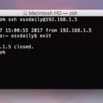 Using SSH on a Mac