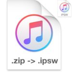 Convert a ZIP to IPSW firmware