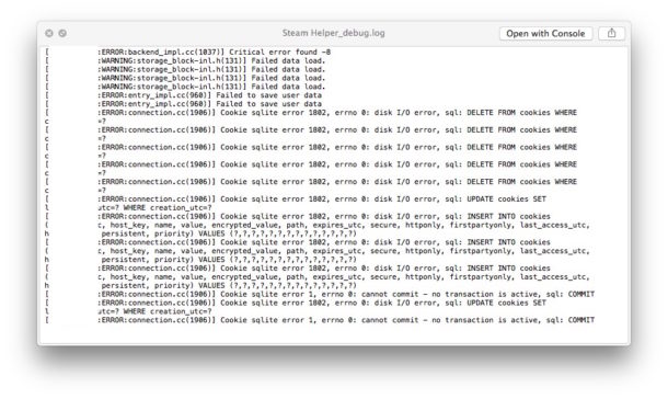 Mac log file example