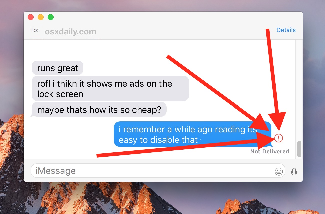 How to resend a message on Mac