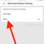 Strict filtering for YouTube on iPhone and iPad