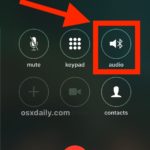 Change an iPhone Bluetooth audio while on a phone call