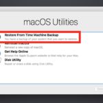 Restore from Time Machine to downgrade High Sierra