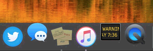 Анимированные значки док-станции в Mac OS