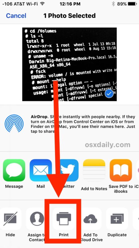 Converting a photo to PDF on iOS