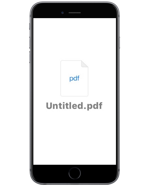 How to save a photo as PDF in iOS