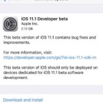 iOS 11.1 beta 1 for developers download available