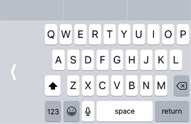 One handed keyboard on iPhone for iOS 11