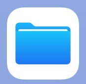 Files app icon in iOS