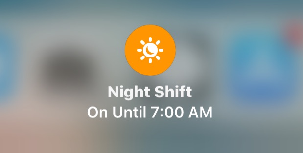 How to Enable / Disable Night Shift from Control Center on iPhone & iPad