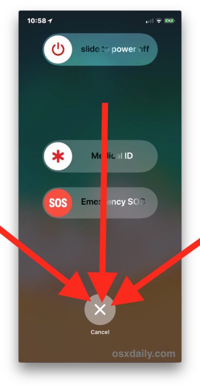 Временно отключить Face ID на iPhone