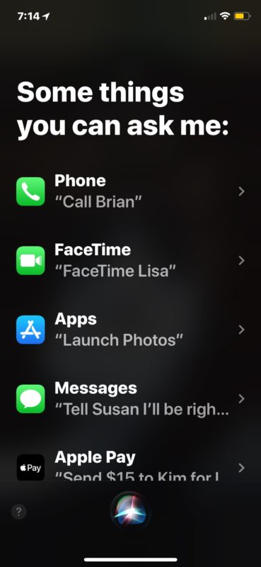 Accessing and activating Siri on iPhone X