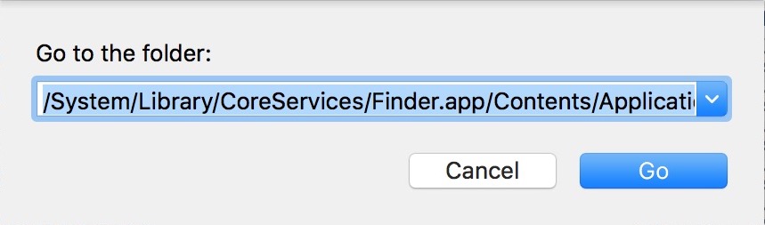 Go to the CoreServices folder for Finder to find AirDrop app