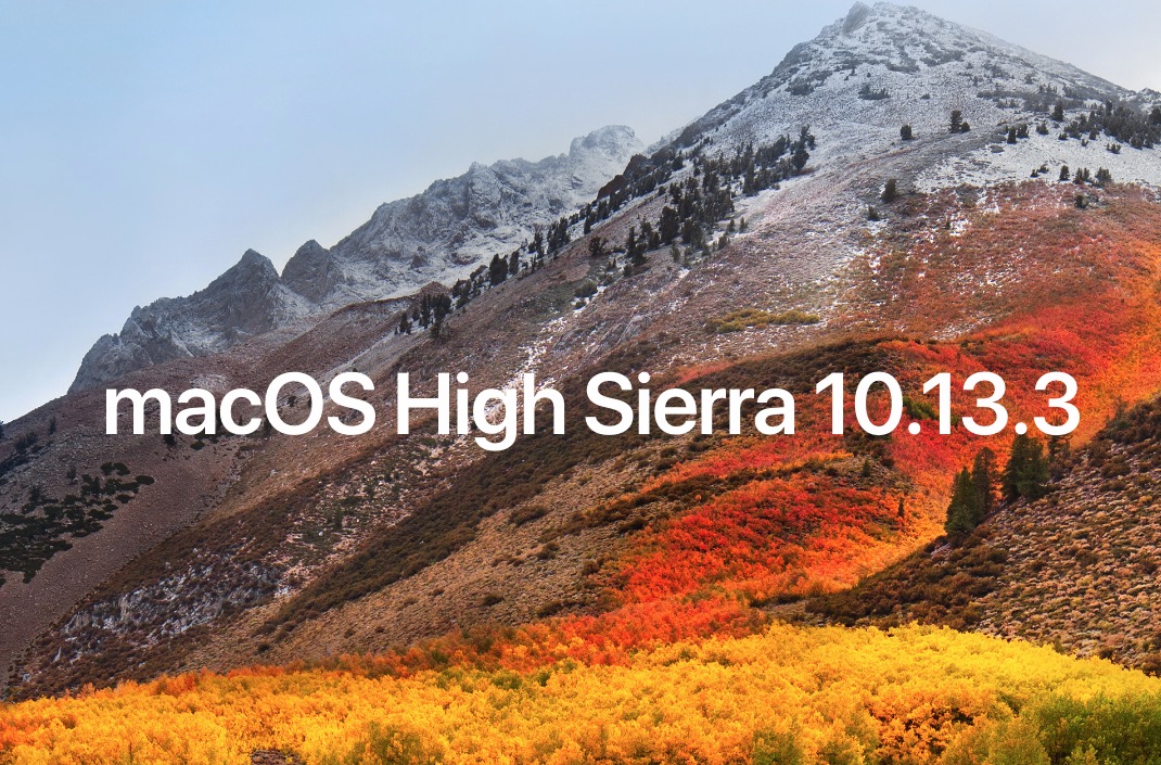 update mac os sierra to high sierra