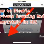 Disable Private Browsing in iOS Completely