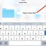 Renaming a folder in Files app for iOS
