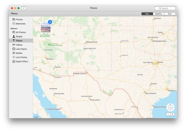 Showing Geotagged images on a map in Mac OS