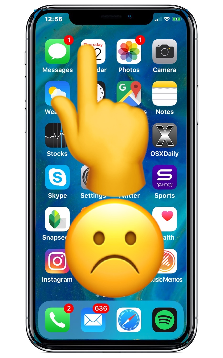 Self-respect Humorous bilayer How to Fix an Unresponsive iPhone X Screen | OSXDaily